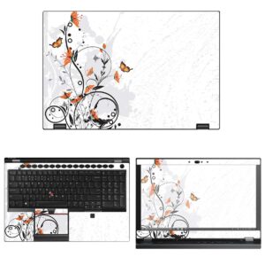 decalrus - protective decal skin sticker for lenovo thinkpad p53 (15.6" screen) case cover wrap lethnkpd15_p53-184