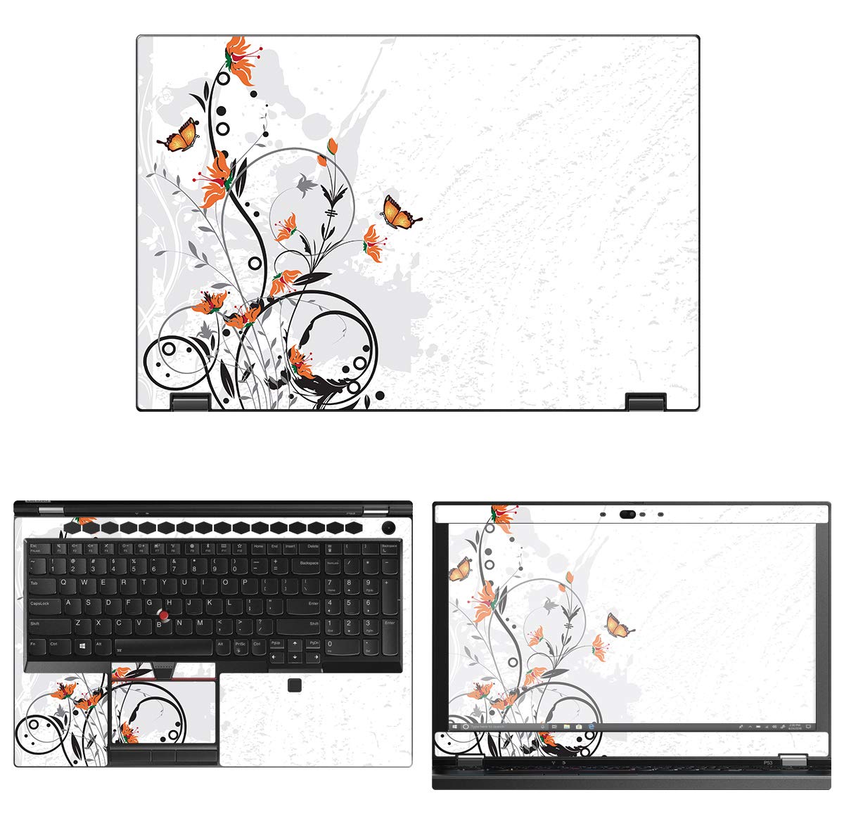 Decalrus - Protective Decal Skin Sticker for Lenovo ThinkPad P53 (15.6" Screen) case Cover wrap LEthnkpd15_P53-184