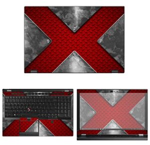 decalrus - protective decal skin sticker for lenovo thinkpad p53 (15.6" screen) case cover wrap lethnkpd15_p53-201