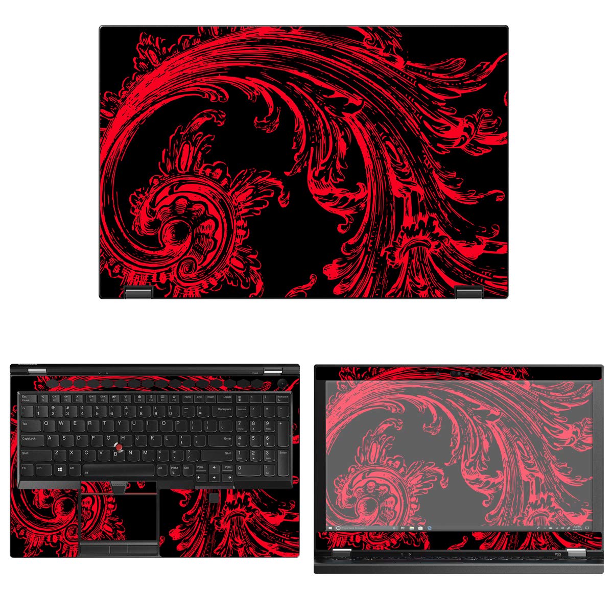 Decalrus - Protective Decal Skin Sticker for Lenovo ThinkPad P53 (15.6" Screen) case Cover wrap LEthnkpd15_P53-127