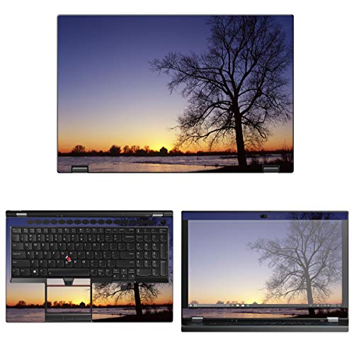 Decalrus - Protective Decal Sunset Skin Sticker for Lenovo ThinkPad P53 (15.6" Screen) case Cover wrap LEthnkpd15_P53-84