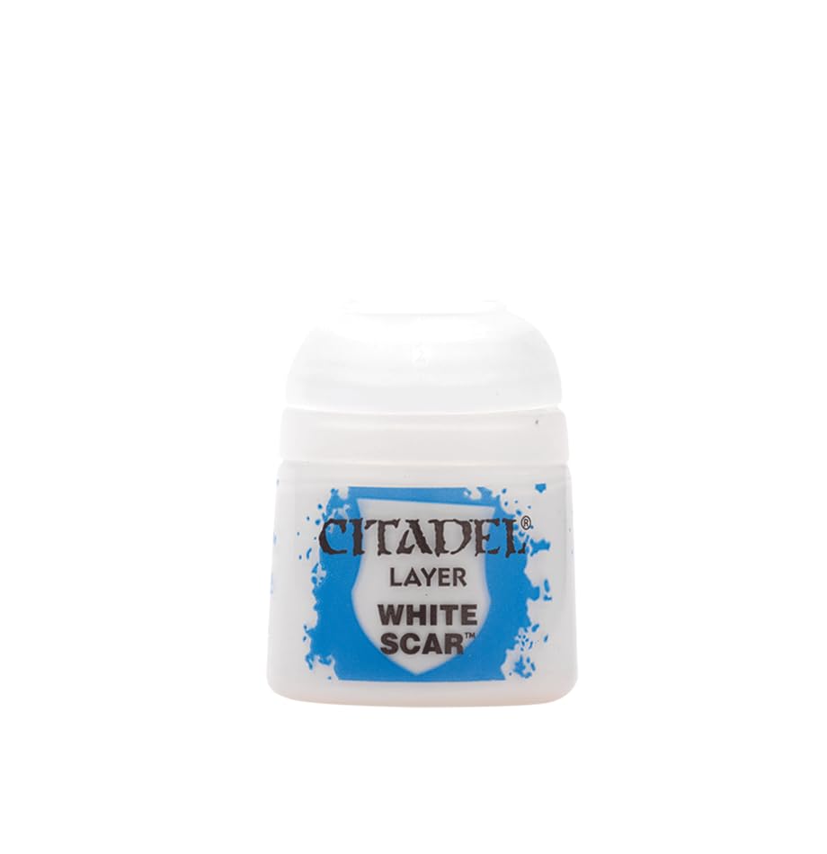 CITADEL Games Workshop Layer Paint: White Scar (12ml)