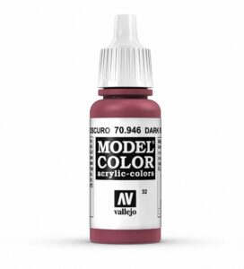 vallejo acrylic paint, dark red