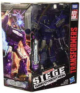 transformers generations war for cybertron: siege leader class wfc-s14 shockwave action figure