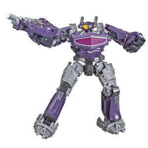 transformers toys studio series core class bumblebee shockwave action figure - ages 8 and up, 3.5-inch