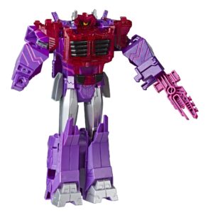 transformers toys cyberverse ultimate class shockwave action figure - combines with energon armor to power up - for kids ages 6 and up, 9-inch