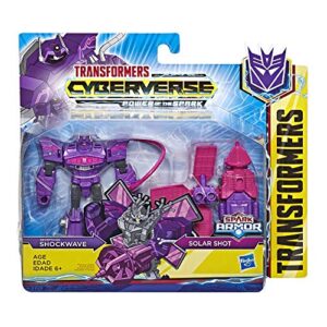 Transformers Tra Cyberverse Spark Armor Shockwave, Brown/A