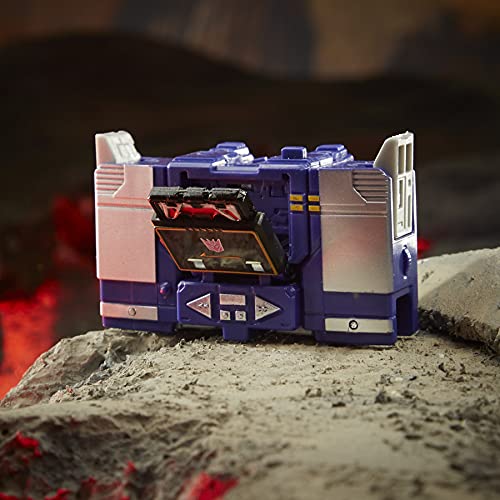 Transformers Toys Generations War for Cybertron: Kingdom Core Class WFC-K21 Soundwave Action Figure - Kids Ages 8 and Up, 3.5-inch