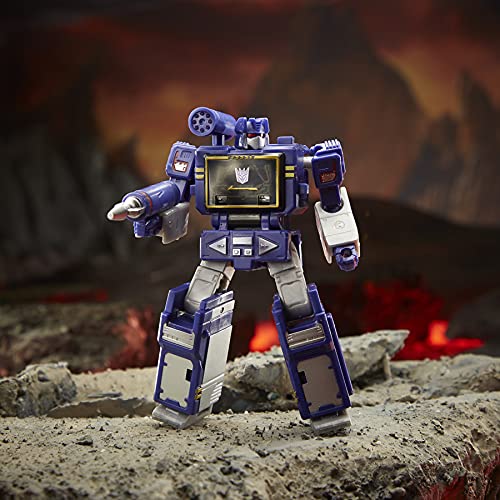 Transformers Toys Generations War for Cybertron: Kingdom Core Class WFC-K21 Soundwave Action Figure - Kids Ages 8 and Up, 3.5-inch