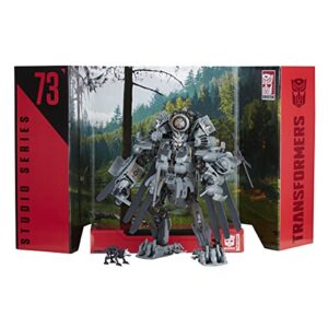 Transformers Toys Studio Series 73 Leader Class Revenge of The Fallen Grindor and Ravage Action Figure - Kids Ages 8 and Up, 8.5-inch