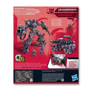 Transformers Toys Studio Series 56 Leader Class Dark of The Moon Shockwave Action Figure - Kids Ages 8 & Up, 8.5"