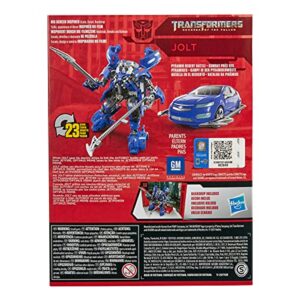 Transformers Toys Studio Series 75 Deluxe Class Revenge of The Fallen Jolt Action Figure - Ages 8 and Up, 4.5-inch