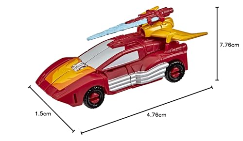 Transformers Toys Generations War for Cybertron: Kingdom Core Class WFC-K43 Autobot Hot Rod Action Figure - Kids Ages 8 and Up, 3.5-inch