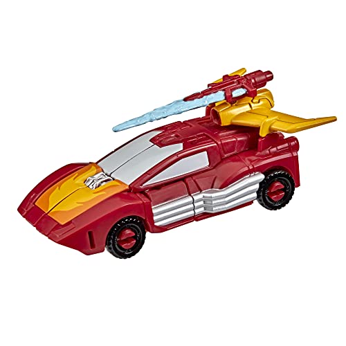 Transformers Toys Generations War for Cybertron: Kingdom Core Class WFC-K43 Autobot Hot Rod Action Figure - Kids Ages 8 and Up, 3.5-inch