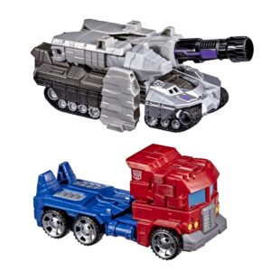 Transformers Toys Heroes and Villains Optimus Prime and Megatron 2-Pack Action Figures - for Kids Ages 6 and Up, 7-inch (Amazon Exclusive)