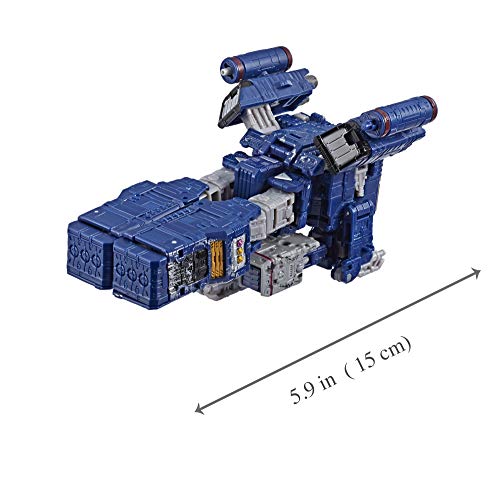 Transformers Toys Generations War for Cybertron Voyager Wfc-S25 Soundwave Action Figure - Siege Chapter - Adults & Kids Ages 8 & Up, 7"