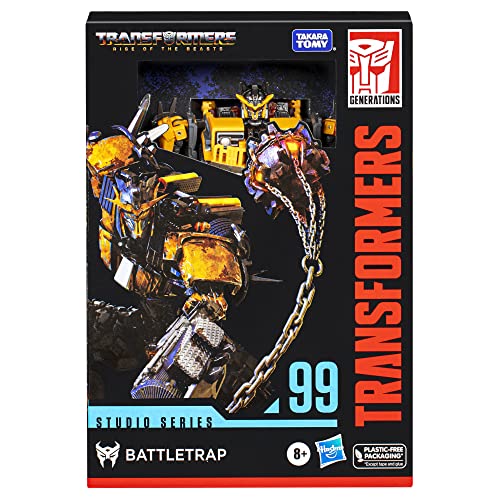 Transformers Studio Series Voyager Class 99 Battletrap Toy, Rise of The Beasts, 6.5-inch, Action Figure for Boys and Girls Ages 8 and Up