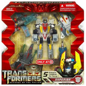 transformers 2: revenge of the fallen exclusive 5-figure combiner set superion