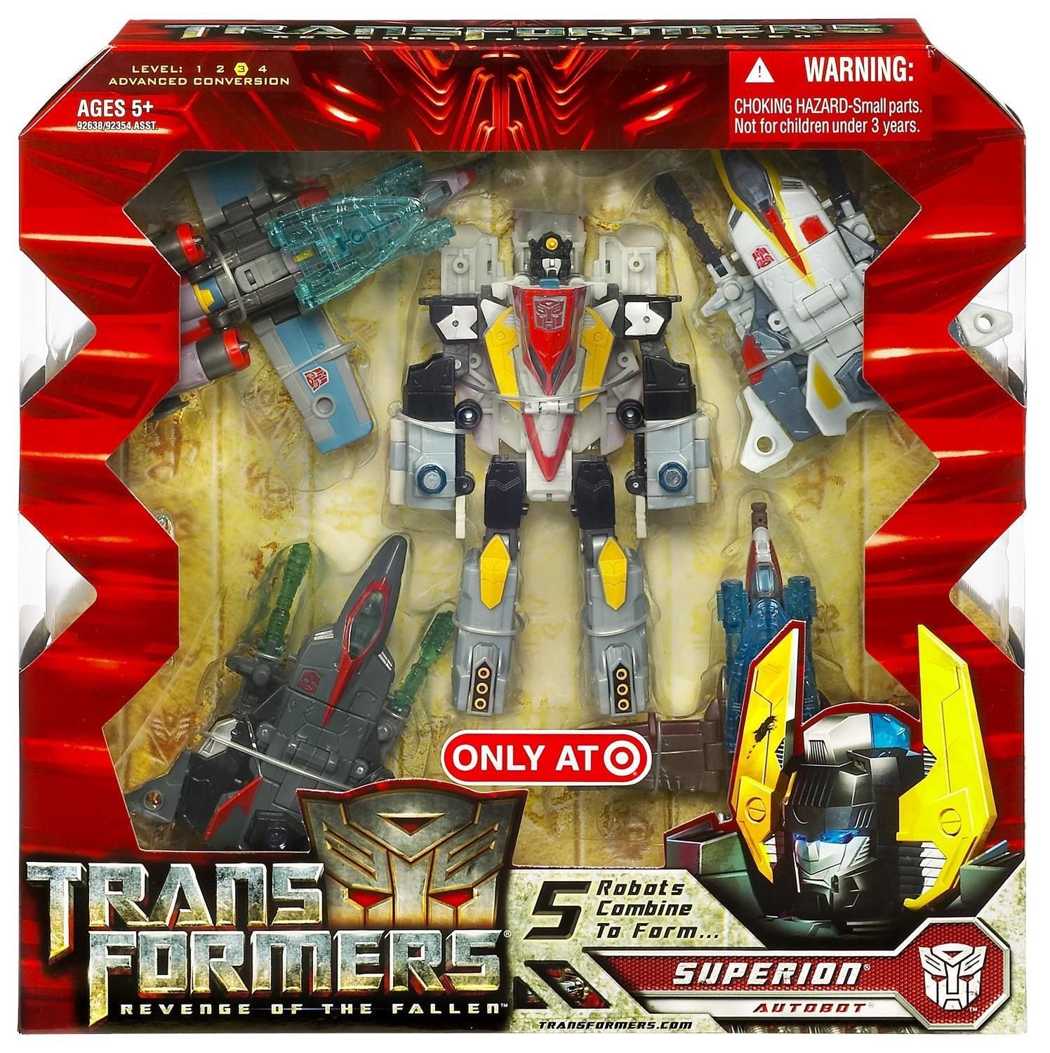 Transformers 2: Revenge of the Fallen Exclusive 5-Figure Combiner Set Superion