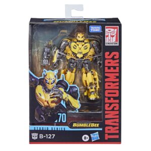 Transformers Toys Studio Series 70 Deluxe Class Bumblebee B-127 Action Figure - Ages 8 and Up, 4.5-inch, Yellow