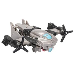 Transformers Toys EarthSpark 1-Step Flip Changer Megatron, 4-Inch Action Figure, Robot Toys for Ages 6 and Up