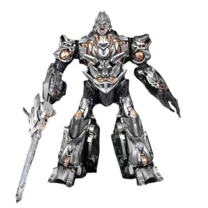 awlpuypt voyager class movie 1 megatron action figure ，alloy deformation robot,collectible 2-in-1 transforming robot,multicolor