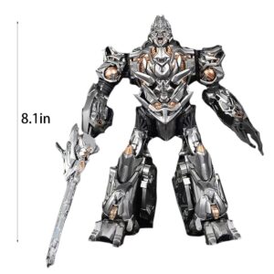 AWLPUYPT Voyager Class Movie 1 Megatron Action Figure ，Alloy Deformation Robot,Collectible 2-in-1 Transforming Robot,Multicolor