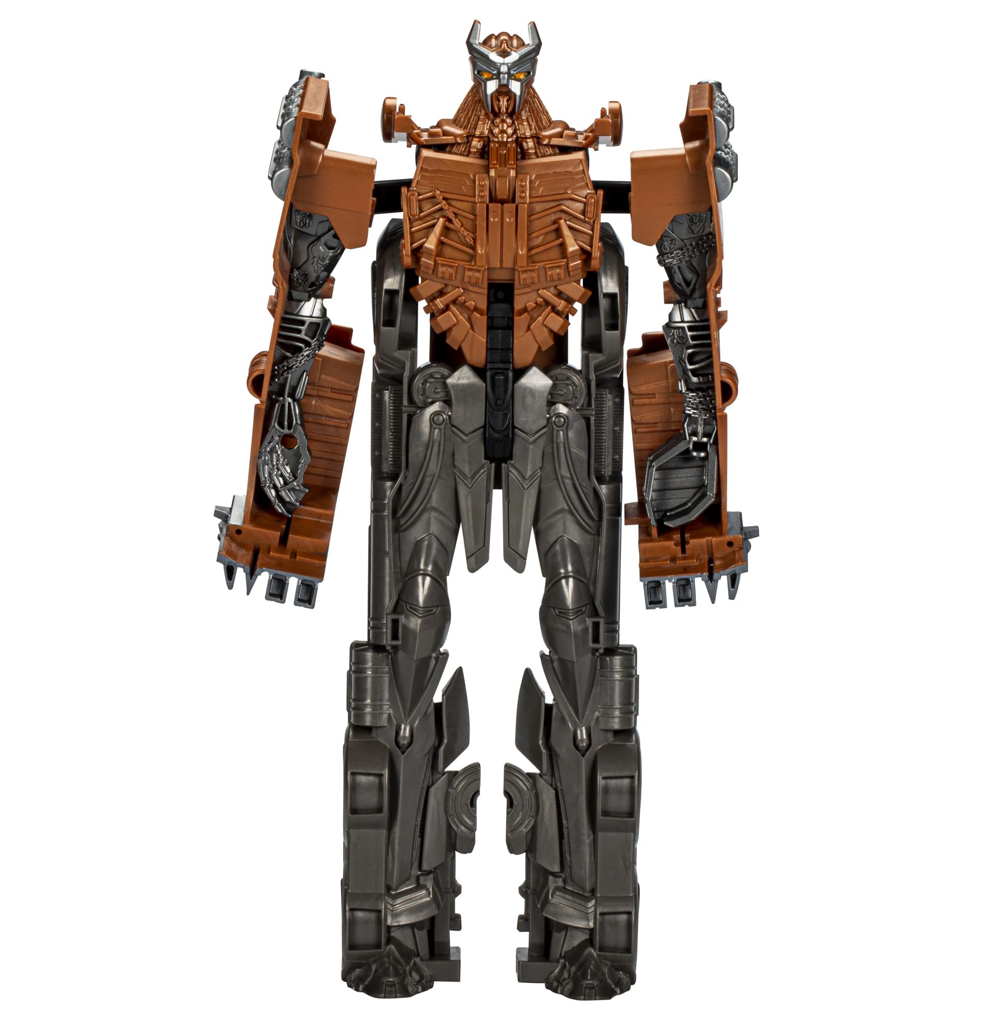 Transformers Toys Rise of The Beasts Movie, Titan Changers Scourge Converting Action Figure for ages 6 and up, 11-inch