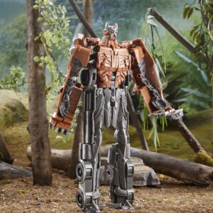 Transformers Toys Rise of The Beasts Movie, Titan Changers Scourge Converting Action Figure for ages 6 and up, 11-inch