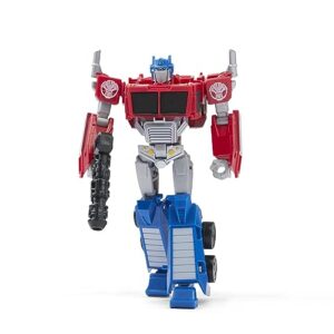 Transformers Toys EarthSpark Deluxe Class Optimus Prime Action Figure, 5-Inch, Robot Toys for Kids Ages 6 and Up