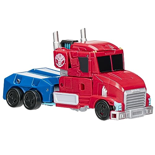 Transformers Toys EarthSpark Deluxe Class Optimus Prime Action Figure, 5-Inch, Robot Toys for Kids Ages 6 and Up