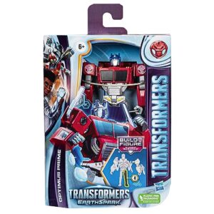 Transformers Toys EarthSpark Deluxe Class Optimus Prime Action Figure, 5-Inch, Robot Toys for Kids Ages 6 and Up