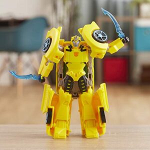 Transformers Toys Cyberverse Ultra Class Bumblebee Action Figure, Combines with Energon Armor to Power Up, for Kids Ages 6 and Up, 6.75-inch, Yellow