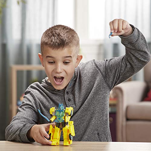 Transformers Toys Cyberverse Ultra Class Bumblebee Action Figure, Combines with Energon Armor to Power Up, for Kids Ages 6 and Up, 6.75-inch, Yellow