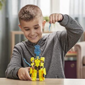 Transformers Toys Cyberverse Ultra Class Bumblebee Action Figure, Combines with Energon Armor to Power Up, for Kids Ages 6 and Up, 6.75-inch, Yellow