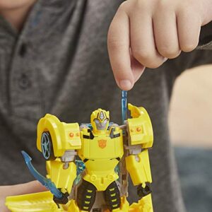 Transformers Toys Cyberverse Ultra Class Bumblebee Action Figure, Combines with Energon Armor to Power Up, for Kids Ages 6 and Up, 6.75-inch, Yellow