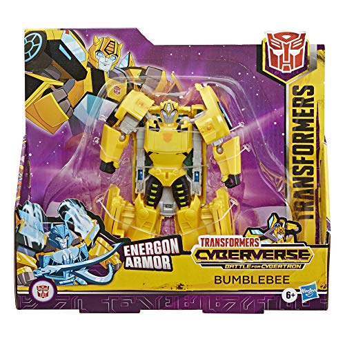 Transformers Toys Cyberverse Ultra Class Bumblebee Action Figure, Combines with Energon Armor to Power Up, for Kids Ages 6 and Up, 6.75-inch, Yellow