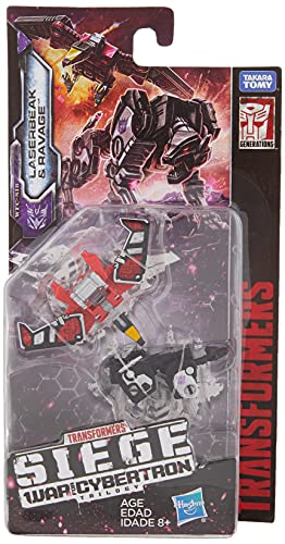 Transformers Toys Generations War for Cybertron: Siege Micromaster Wfc-S18 Soundwave Spy Patrol 2 Pack Action Figure - Adults & Kids Ages 8 & Up, 1.5"