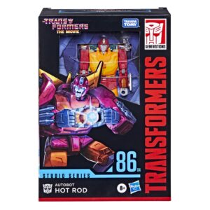 Transformers Studios Series Voyager Class 7 Inch Action Figure (2022 Wave 1) - Hot Rod (New Packaging)