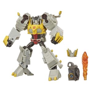 Transformers Bumblebee Cyberverse Adventures Deluxe Class Grimlock Action Figure Toy, Build-A-Figure Part, for Ages 6 and Up, 5-inch