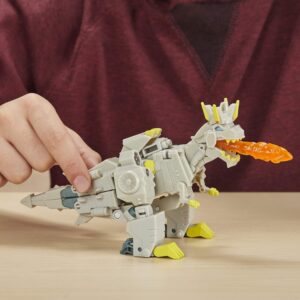 Transformers Bumblebee Cyberverse Adventures Deluxe Class Grimlock Action Figure Toy, Build-A-Figure Part, for Ages 6 and Up, 5-inch