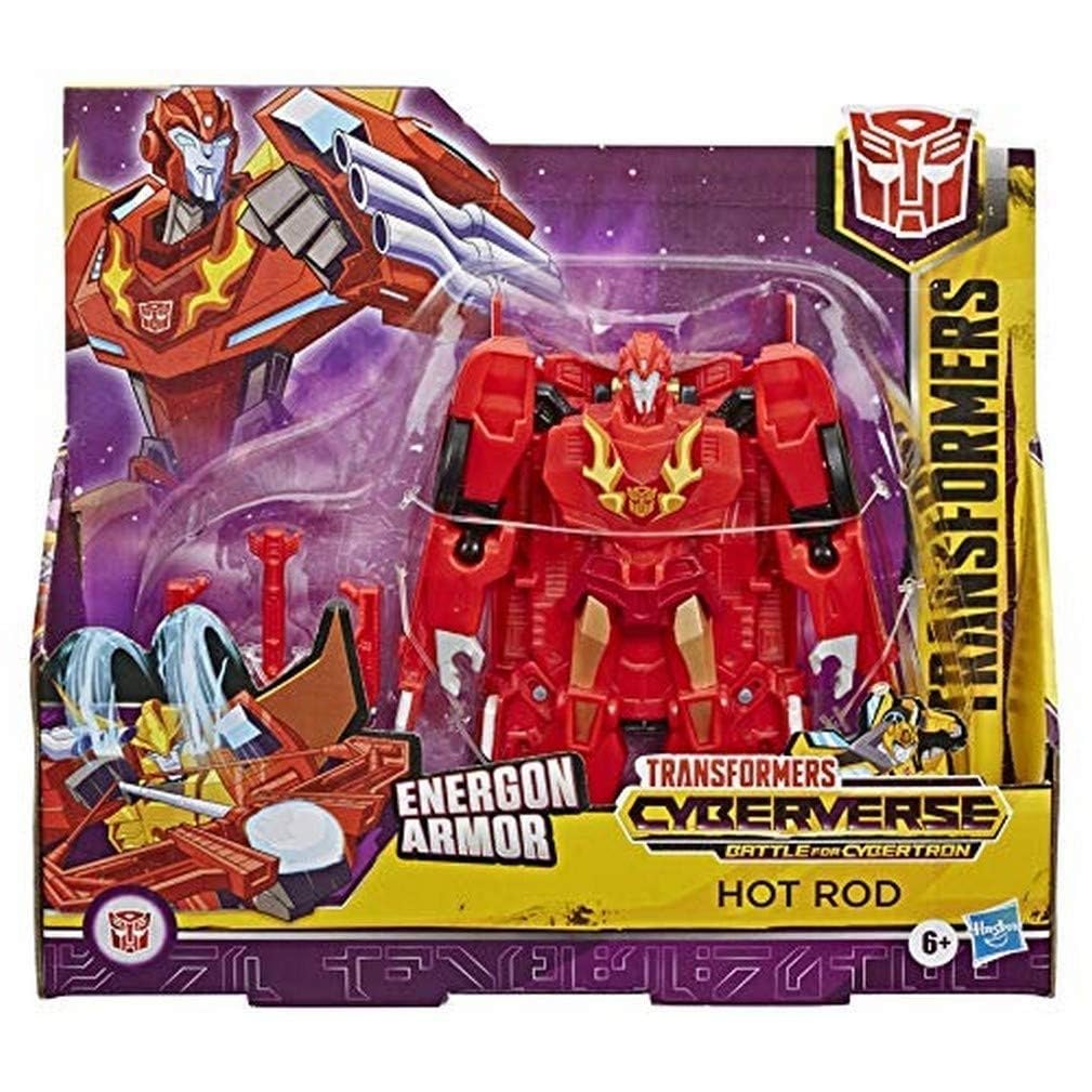 Transformers Bumblebee Cyberverse Adventures Deluxe Class Grimlock Action Figure Toy, Build-A-Figure Part, for Ages 6 and Up, 5-inch