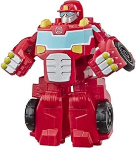 transformers playskool heroes rescue bots academy heatwave the fire-bot converting toy, 4.5" action figure, toys for kids ages 3 & up