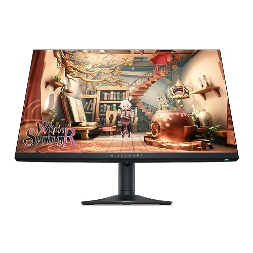 Alienware AW2724DM Gaming Monitor - 27" QHD 180Hz w Overclock, AMD FreeSync Premium Pro, NVIDIA G-SYNC, VESA Display - Black,Black/Silver