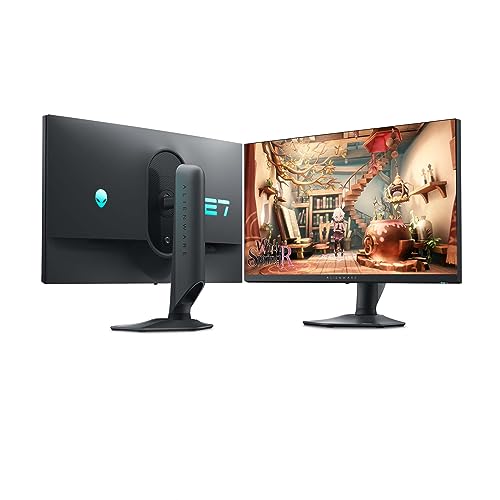 Alienware AW2724DM Gaming Monitor - 27" QHD 180Hz w Overclock, AMD FreeSync Premium Pro, NVIDIA G-SYNC, VESA Display - Black,Black/Silver