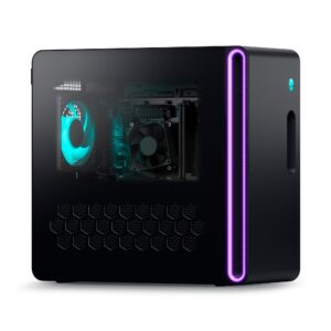 Alienware Aurora R16 Gaming Desktop - Intel Core i7-13700F, 16GB DDR5 RAM, 512GB SSD + 1TB HDD, NVIDIA GeForce RTX 4060 8GB GDDR6 Graphics, Windows 11 Home, 1 Year Premium Support - Basalt Black