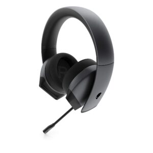alienware 7.1 pc gaming headset aw510h-dark: 50mm hi-res drivers - noise cancelling mic - multi platform compatible(ps4,xbox one,switch) via 3.5mm jack