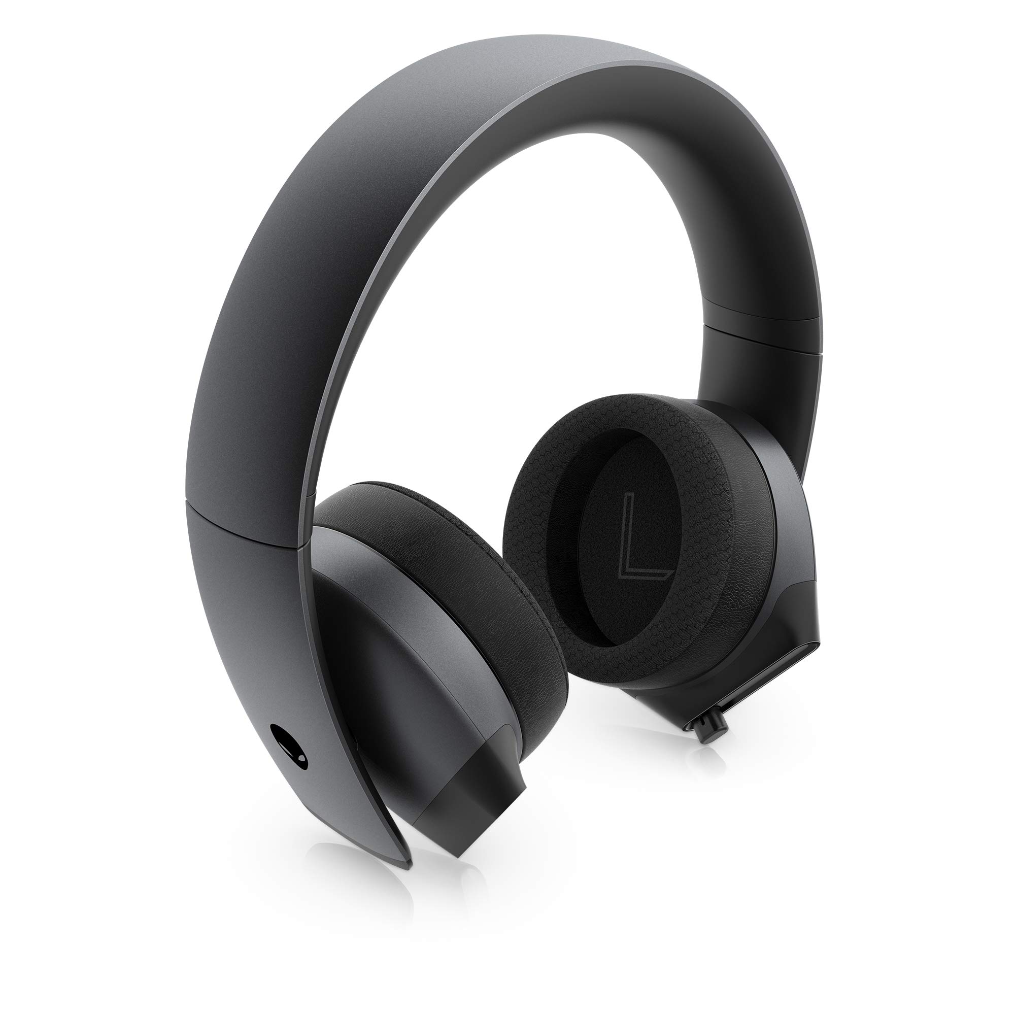 Alienware 7.1 PC Gaming Headset AW510H-Dark: 50mm Hi-Res Drivers - Noise Cancelling Mic - Multi Platform Compatible(PS4,Xbox One,Switch) via 3.5mm Jack