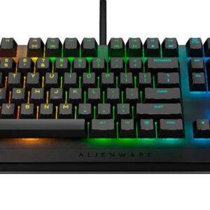 Alienware USB Low-Profile RGB Gaming Keyboard AW410K: Alienfx Per Key RGB LED - Cherry MX Brown Switches