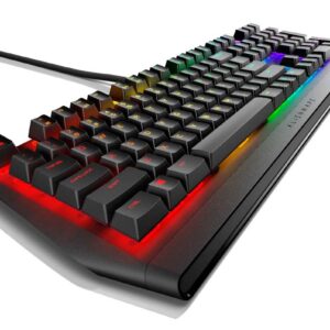 Alienware USB Low-Profile RGB Gaming Keyboard AW410K: Alienfx Per Key RGB LED - Cherry MX Brown Switches